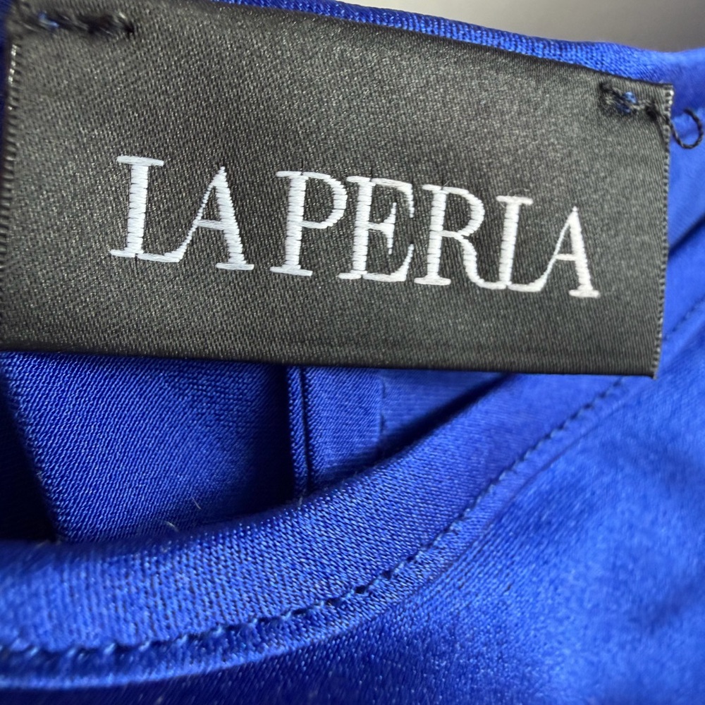 La Perla Royal Blue Slip Dress - Picture 6 of 11